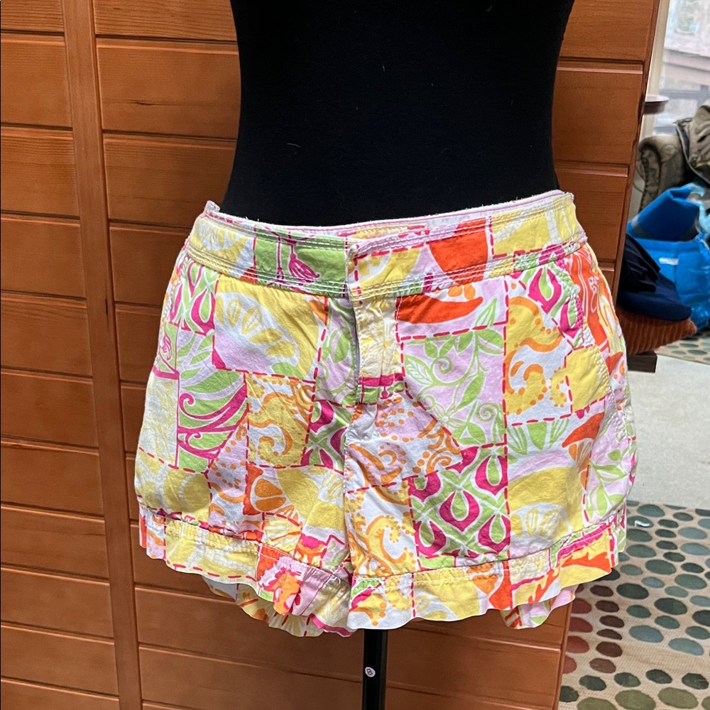 Lilly Pulitzer Multicolor Patchwork Shorts